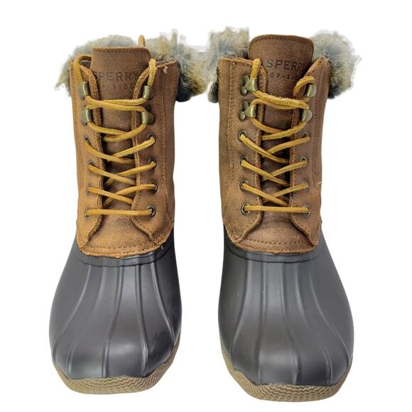 Sperry Top-Sider Women's Leather White Water Rain Boot, size 8 - Picture 6 of 8